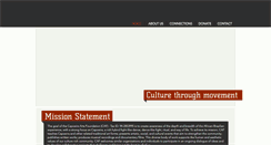 Desktop Screenshot of capoeiraartsfoundation.org